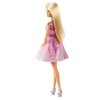 Lalka BARBIE Urodzinowa w brokatowej sukience z prezentem Mattel GDJ36